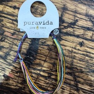 Pura Vida Rainbow Charm Bracelet